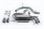 Milltek Sport Abgasanlage passend für Audi A3 & VW Golf Mk5 & Seat Leon FR Cupra - polierte Endrohre