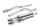 Milltek Sport Auspuffanlage passend für Citroen DS3 1.6 THP 16V DSport - polierte Endrohre