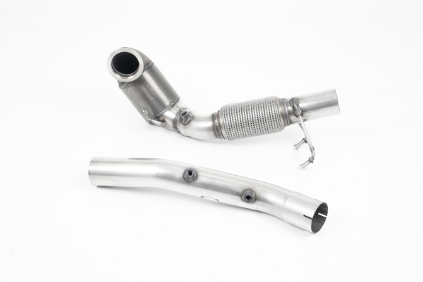 Milltek Sport Downpipe ohne Katalysator passend für Seat Leon Cupra 290 & Skoda Octavia vRS 2.0 TSI Hatch & Estate & VW Golf MK7.5 GTI TCR