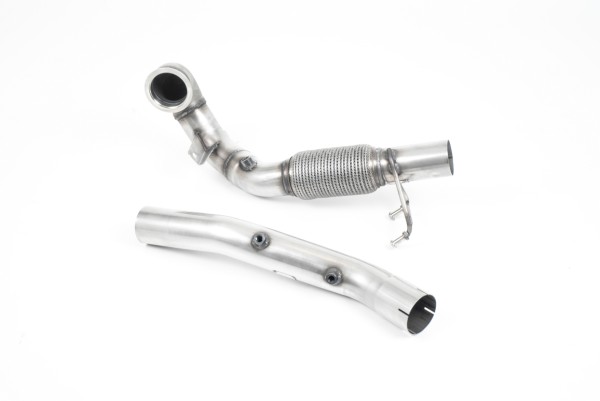 Milltek Sport Downpipe ohne Katalysator passend für Seat Leon Cupra 290 & Skoda Octavia vRS 2.0 TSI Hatch & Estate & VW Golf MK7.5 GTI TCR