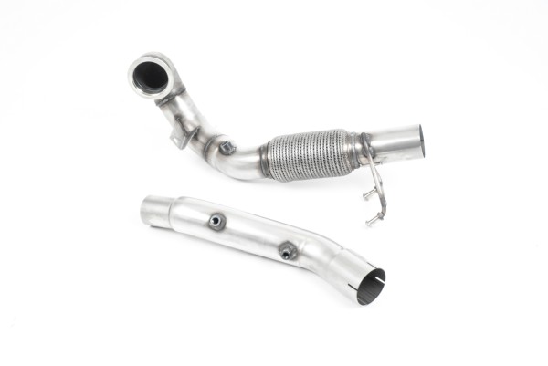 Milltek Sport Downpipe ohne Katalysator passend für Seat Leon Cupra 290 & Skoda Octavia vRS 2.0 TSI Hatch & Estate & VW Golf MK7.5 GTI TCR