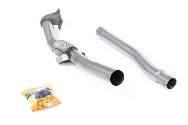 Milltek Sport Downpipe (ohne Kat) passend für VW Golf MK5 GTI 2.0T FSI & MK6 GTI 76,2mm